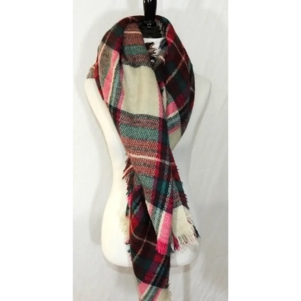 Tartan Plaid‎ Blanket Scarf